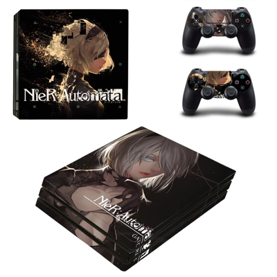 Nier Automata decal skin for PS4 Pro Console and 2 Control..