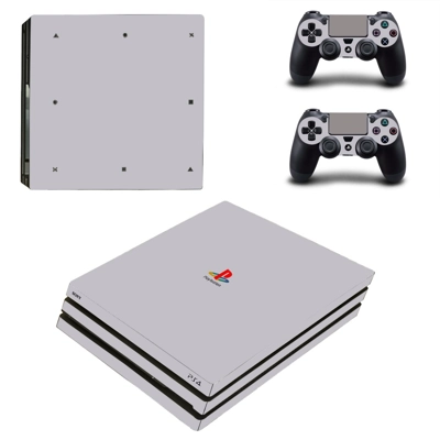 Sony Classic PS decal skin for PS4 Pro Console and 2 Controllers