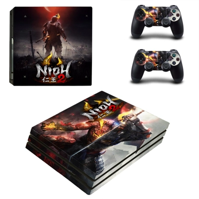Nioh 2 decal skin for PS4 Pro Console and 2 Controllers