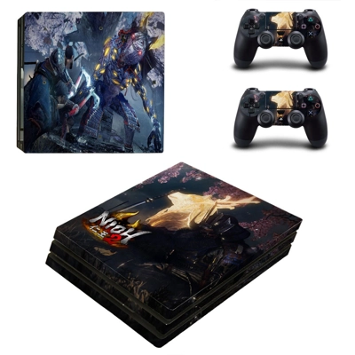Nioh 2 decal skin for PS4 Pro Console and 2 Controllers