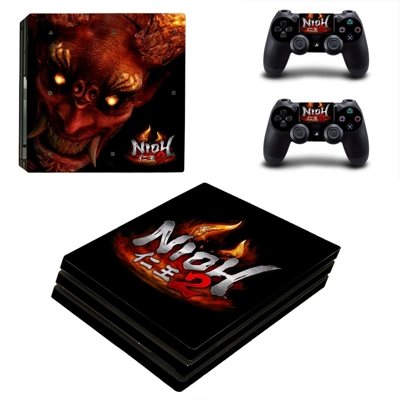 Nioh 2 decal skin for PS4 Pro Console and 2 Controllers