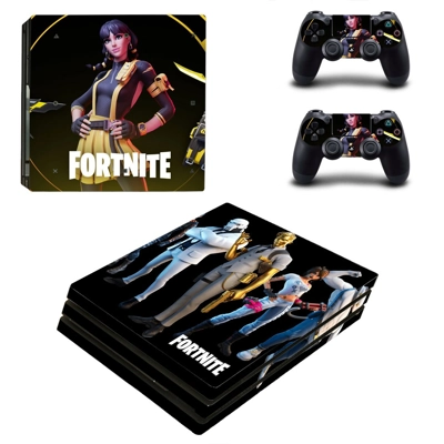 Fortnite decal skin for PS4 Pro Console and 2 Controllers