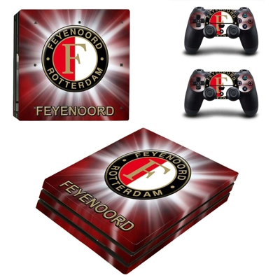 Feyenoord Rotterdam decal skin for PS4 Pro Console and 2 Controllers