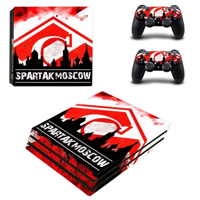 FC Spartak Moscow decal skin for PS4 Pro Console and 2 Controllers