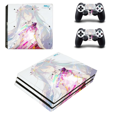 Hatsune Miku Project DIVA decal skin for PS4 Pro Console a..