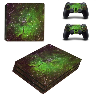 Stars abstraction decal skin for PS4 Pro Console and 2 Controllers