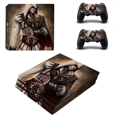 Assassin's creed decal skin for PS4 Pro Console and 2 Controllers