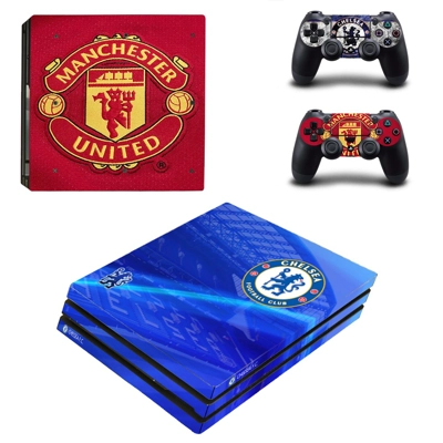 Manchester United decal skin for PS4 Pro Console and 2 Controllers
