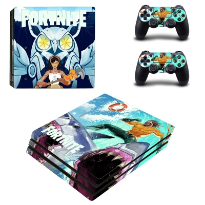 Fortnite decal skin for PS4 Pro Console and 2 Controllers