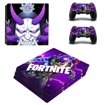 Fortnite decal skin for PS4 Pro Console and 2 Controllers