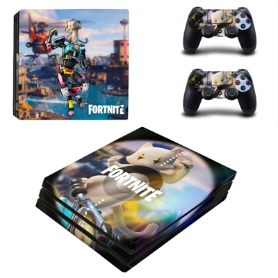 Fortnite decal skin for PS4 Pro Console and 2 Controllers