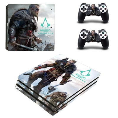 Assassin's Creed Valhalla decal skin for PS4 Pro Console a..