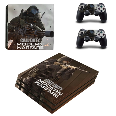 Modern Warfare decal skin for PS4 Pro Console and 2 Controllers