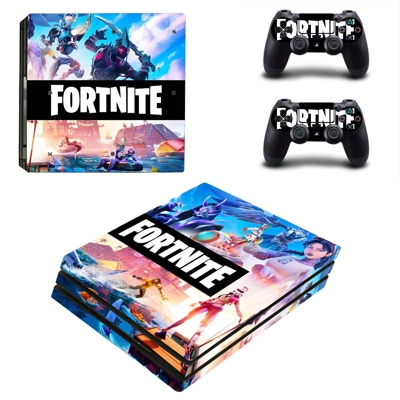 Fortnite decal skin for PS4 Pro Console and 2 Controllers