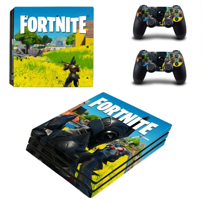 Fortnite decal skin for PS4 Pro Console and 2 Controllers