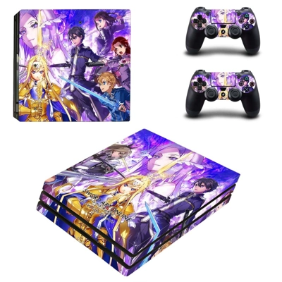 Alicization Lycoris decal skin for PS4 Pro Console and 2 C..