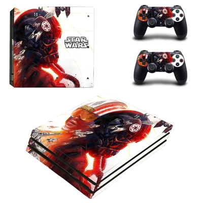 Star wars Squadron decal skin for PS4 Pro Console and 2 Controllers