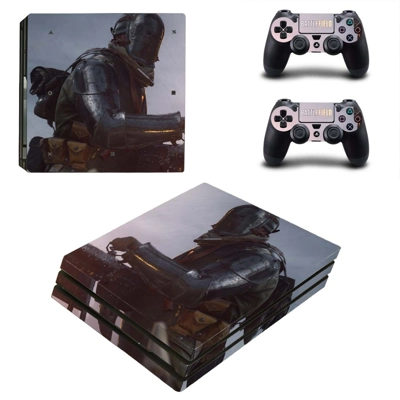 Battlefield decal skin for PS4 Pro Console and 2 Controllers