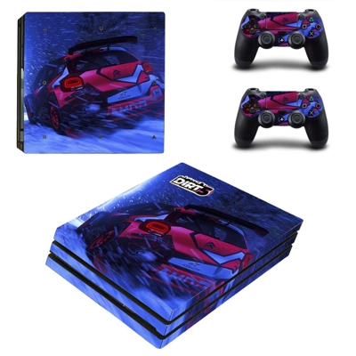 Dirt 5 decal skin for PS4 Pro Console and 2 Controllers