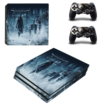 Final Fantasy 7 Remake decal skin for PS4 Pro Console and 2 Controllers