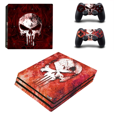Sanctioner decal skin for PS4 Pro Console and 2 Controllers