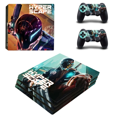 Super Hunting City decal skin for PS4 Pro Console and 2 Controllers
