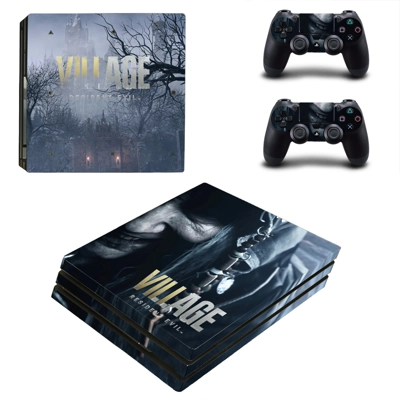 Resident Evil decal skin for PS4 Pro Console and 2 Controllers