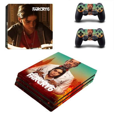 Far Cry decal skin for PS4 Pro Console and 2 Controllers