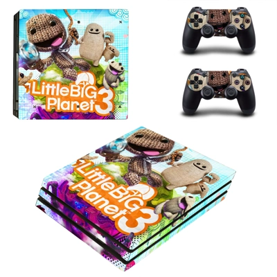 Little big plaret 3 decal skin for PS4 Pro Console and 2 Controllers