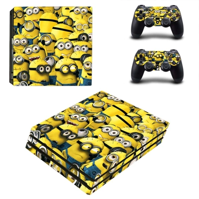 Minions decal skin for PS4 Pro Console and 2 Controllers Minions decal skin for PS4 Pro Console and 2 Controllers