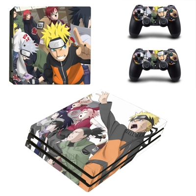 Naruto decal skin for PS4 Pro Console and 2 Controllers Naruto decal skin for PS4 Pro Console and 2 Controllers
