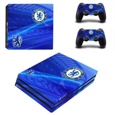 Chelsea footbaal club decal skin for PS4 Pro Console and 2.. Chelsea footbaal club decal skin for PS4 Pro Console and 2..