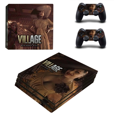 Village resident evil decal skin for PS4 Pro Console and 2.. Village resident evil decal skin for PS4 Pro Console and 2..