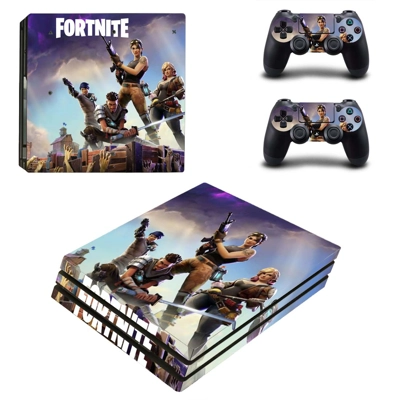Fortnite decal skin for PS4 Pro Console and 2 Controllers Fortnite decal skin for PS4 Pro Console and 2 Controllers