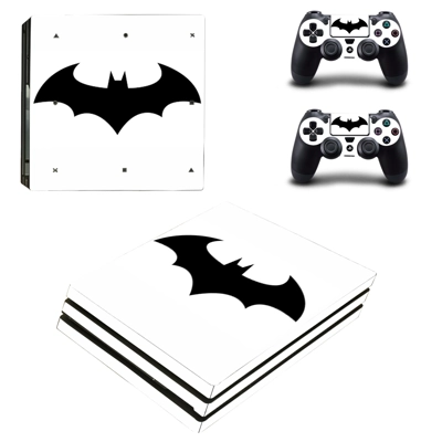 Batman decal skin for PS4 Pro Console and 2 Controllers