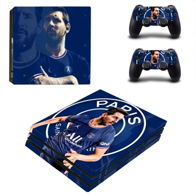 Messi decal skin for PS4 Pro Console and 2 Controllers