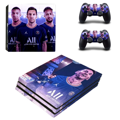Messi decal skin for PS4 Pro Console and 2 Controllers