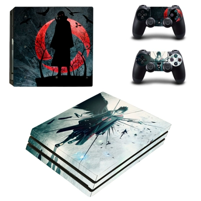 Naruto decal skin for PS4 Pro Console and 2 Controllers