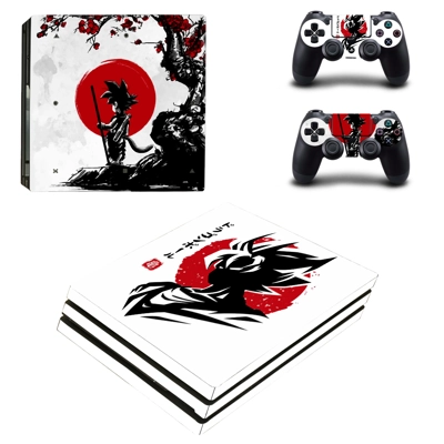 Dragon Ball decal skin for PS4 Pro Console and 2 Controllers