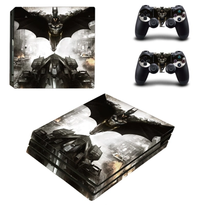 Batman decal skin for PS4 Pro Console and 2 Controllers