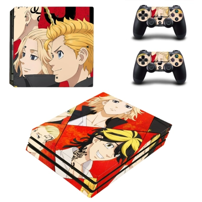 Tokyo Avengers decal skin for PS4 Pro Console and 2 Controllers