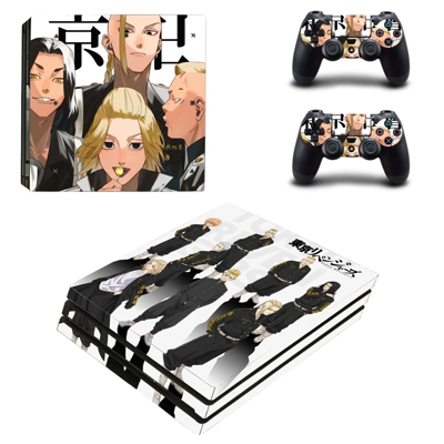 Tokyo Avengers decal skin for PS4 Pro Console and 2 Controllers