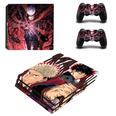 Jujutsu Kaisen decal skin for PS4 Pro Console and 2 Controllers