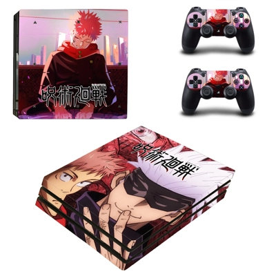 Jujutsu Kaisen decal skin for PS4 Pro Console and 2 Controllers