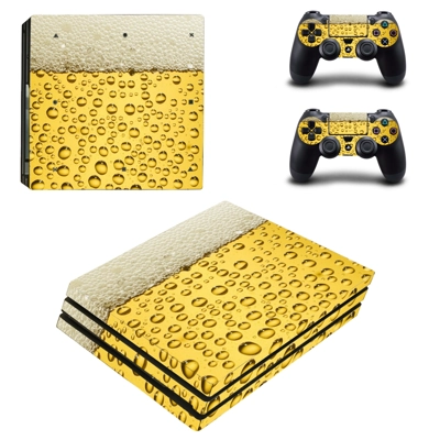 Water Buble decal skin for PS4 Pro Console and 2 Controllers