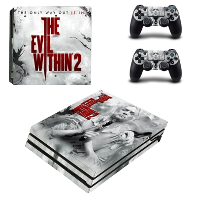 The Evil Within 2 decal skin for PS4 Pro Console and 2 Con.. The Evil Within 2 decal skin for PS4 Pro Console and 2 Con..