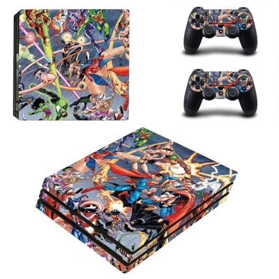 The Avengers decal skin for PS4 Pro Console and 2 Controllers