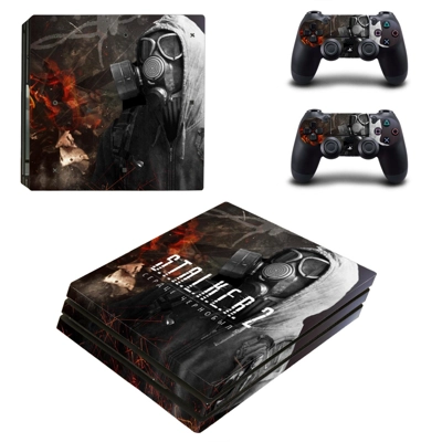 Stalker 2 decal skin for PS4 Pro Console and 2 Controllers