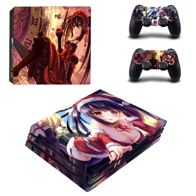 Date A Live Kurumi Tokisaki decal skin for PS4 Pro Console..