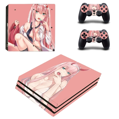 Darling in the Franxx decal skin for PS4 Pro Console and 2 Controllers